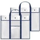 Bolsa de armazenamento de pôsteres GAMENOTE grande 80x64cm com bolso extra