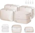 Bolsa de armazenamento DIMJ Comforter, pacote com 4 organizadores de compressão
