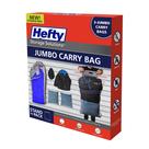 Bolsa de armazenamento Hefty Jumbo Carry Bags, pacote com 3