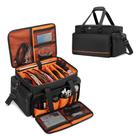 Bolsa de arquivos para cabos de DJ Trunab com divisórias ajustáveis de 15,6"