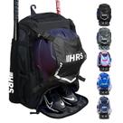 Bolsa de beisebol Hit Run Steal Black para jovens e adultos