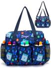 Bolsa de Bingo HACHMAS com Bolsos Compacta Azul-Marinho