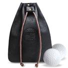 Bolsa de bola de golfe em couro real Samzan para jogadores de golfe masculinos Bolsa de bola de golfe em couro real Samzan para jogadores de golfe masculinos