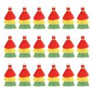 Bolsa de borla Charm MECCANIXITY Mini borlas de três camadas, 4 cm, 25 unidades Bolsa de borla Charm MECCANIXITY Mini borlas de três camadas, 4 cm, 25 unidades