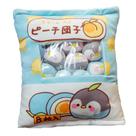 Bolsa de brinquedos de pelúcia e travesseiro Nenalayo Cute Penguin Stuffed Animal