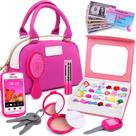Bolsa de Brinquedos GJZZ para Meninas - Com Acessórios e Maquiagem de Faz de Conta
