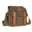Bolsa de câmera Catcun Compact Canvas Messenger para DSLR/SLR