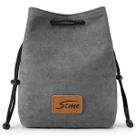 Bolsa de câmera com cordão macio S-ZONE para DSLR Canon Nikon Sony