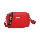 Bolsa de Câmera Pequena e Versátil - Material PU Bordado com Alça Impressa