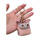 Bolsa De Chaves Em Forma De Coruja, Mini Porta Moedas Em Couro PU, Pingente De Chave, Carteira Bolsa De Chaves Em Forma De Coruja, Mini Porta Moedas Em Couro PU, Pingente De Chave, Carteira