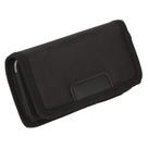 Bolsa de cinto de telefone SPYMINNPOO preta de nylon para iPhone 14 Pro