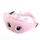 Bolsa De Cintura De Pelúcia Com Cores Em Gradiente De Unicórnio Para Meninas, Bolsa De Tecido Fofa