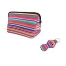 Bolsa de cosméticos AJLTPA Serape impermeável de neoprene tamanho grande