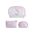 Bolsa de cosméticos AmbeAlla Clear Waterproof com porta-escovas, 3 unidades