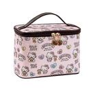 Bolsa de cosméticos AmbeAlla Large Pink com porta-escova para mulheres
