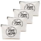 Bolsa de cosméticos BQXH Vegas Trip 9,6 x 7,1 x 0,5 cm 4 unidades