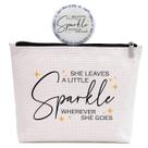 Bolsa de cosméticos GevguxLuo Book Lover Gift para mulheres de linho