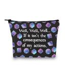 Bolsa de cosméticos GJTIM DandD Gift Role Playing Games Bolsa de maquiagem Bolsa de cosméticos GJTIM DandD Gift Role Playing Games Bolsa de maquiagem