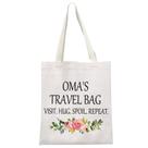 Bolsa de cosméticos GJTIM Oma Gift Grandma Birthday Travel Tote Bolsa de cosméticos GJTIM Oma Gift Grandma Birthday Travel Tote