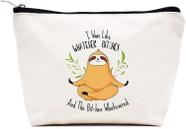 Bolsa de cosméticos LIBIHUA I Was Like Whatever Bit*hes Sloth Theme