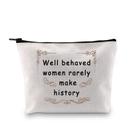 Bolsa de cosméticos MBMSO Mulheres feministas bem comportadas fazem história Bolsa de cosméticos MBMSO Mulheres feministas bem comportadas fazem história