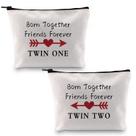 Bolsa de cosméticos MBMSO Twin One Twin Two, conjunto de 2 poliéster