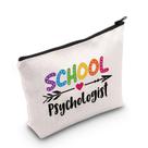 Bolsa de cosméticos POFULL School Psychologist PsychoTherapeut Gift