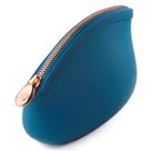 Bolsa de cosméticos Pudinbag Blancmange Silicone Impermeável Azul