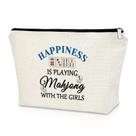 Bolsa de cosméticos Sazuwu Mahjong, presente, bolsa de maquiagem para mulheres Bolsa de cosméticos Sazuwu Mahjong, presente, bolsa de maquiagem para mulheres