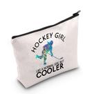 Bolsa de cosméticos TSOTMO Hockey como um design normal, mas mais legal