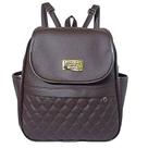 Bolsa de costas feminina com alça regulável e bolso com zíper para mulheres chique na moda