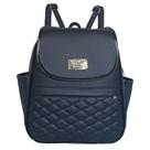 Bolsa de costas feminina com alça regulável e bolso com zíper para mulheres chique na moda