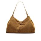 Bolsa de Couro Cecconello C2655 Cor:Marrom