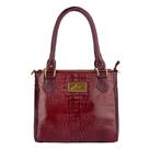 Bolsa de couro com divisórias Tiffy marsala Feminino
