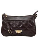 Bolsa de Couro Crossbody Maia - Chocolate