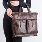 Bolsa de couro grande para notebook Jaque