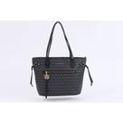 Bolsa de couro monograma smartbag preta