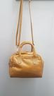 Bolsa de couro mostarda