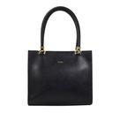 Bolsa de Couro Shopping Bag San - Preta