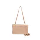 Bolsa de couro tiracolo creme Joana
