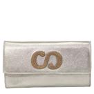 Bolsa de Couro Tiracolo Glam - Prata Bolsa de Couro Tiracolo Glam - Prata