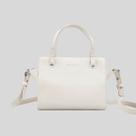 Bolsa de Couro Transversal Off White Pequena