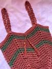 Bolsa de crochê saco praiana