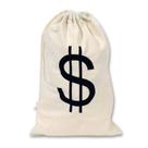 Bolsa de dinheiro Beistle Big Size 43 cm x 28 cm, item de festa ocidental