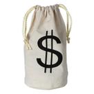 Bolsa de dinheiro Beistle Fabric Drawstring Casino Night