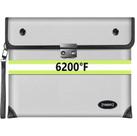 Bolsa de documentos à prova de fogo ZYMMYZ atualizada a 3200 C à prova d'água Bolsa de documentos à prova de fogo ZYMMYZ atualizada a 3200 C à prova d'água