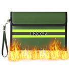 Bolsa de documentos GQIRIL à prova de fogo, fechadura impermeável de 30x21 cm Bolsa de documentos GQIRIL à prova de fogo, fechadura impermeável de 30x21 cm