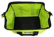 Bolsa de empreiteiro RYOBI Green Canvas 45x30x35cm com zíper
