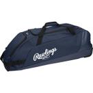 Bolsa de Equipamento Esportivo Rawlings WORKHORSE com Rodas Azul Marinho
