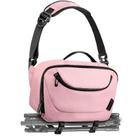 Bolsa de estilingue para câmera TAAOKA impermeável com suporte para tripé rosa